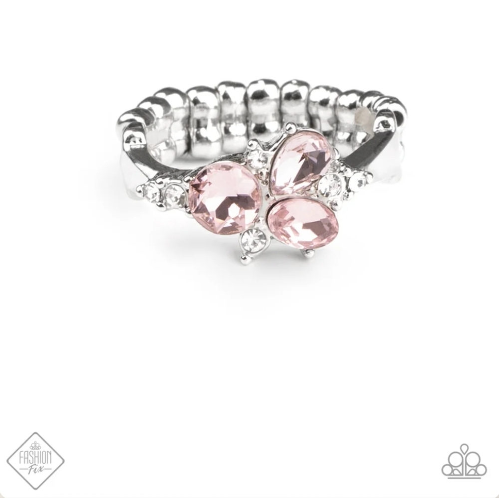 Here You GLOW Pink Ring Fashion Jewelry Paparazzi